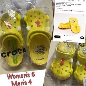 CROCS Yellow SpongeBob Clogs